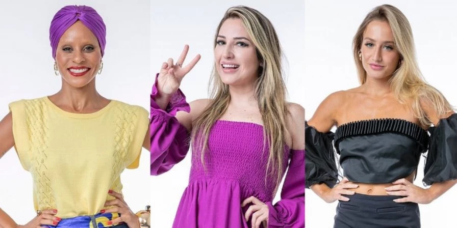 Aline, Amanda e Bruna disputam o prêmio milionário.