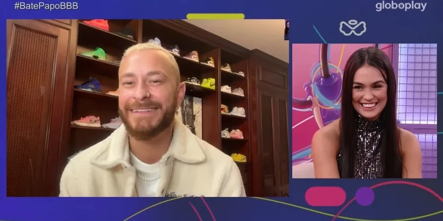 Fred entrar no bate-papo ao vivo com Larissa