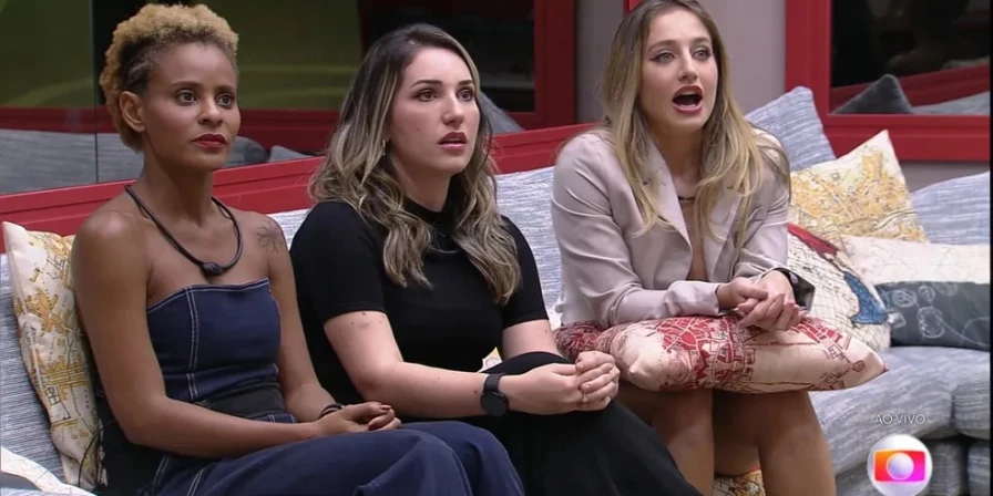 O BBB 23 chega ao fim hoje com Aline Wirley, Amanda e Bruna Griphao.