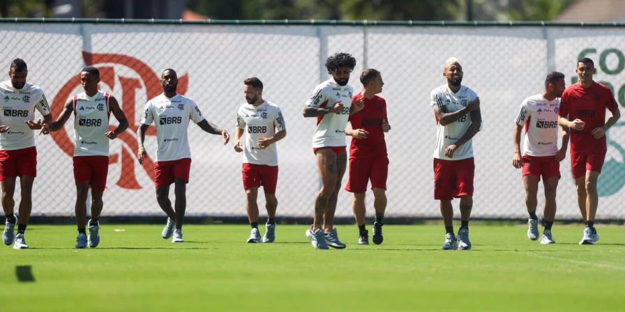 Treino do Flamengo.