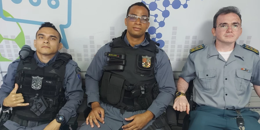 Major Ricardo e os soldados Batista Costa e Costa citaram as ações em bairros da capital