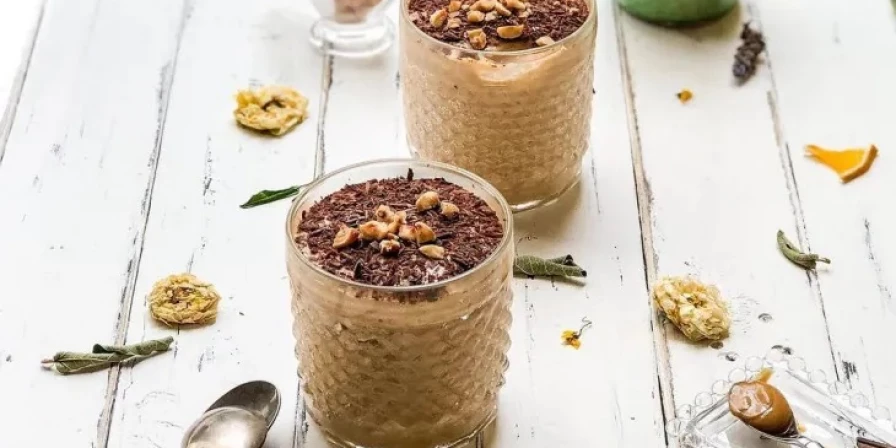 Receita de bebida de amendoim.