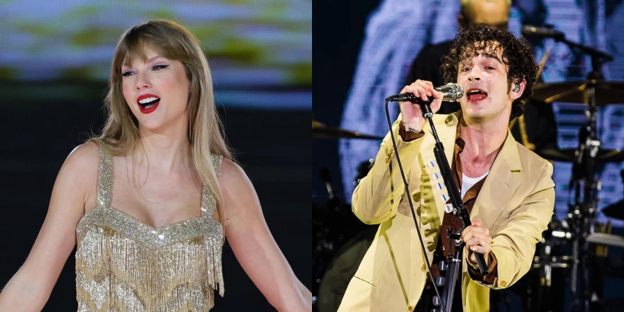 Cantora Taylor Swift teria vivido romance breve ao lado do vocalista da banda The 1975.
