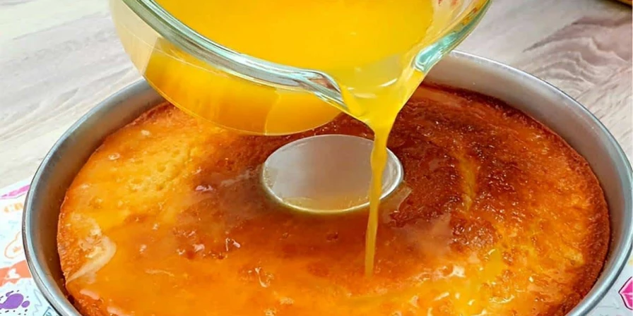 Calda de laranja.