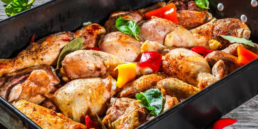 Frango ao forno.