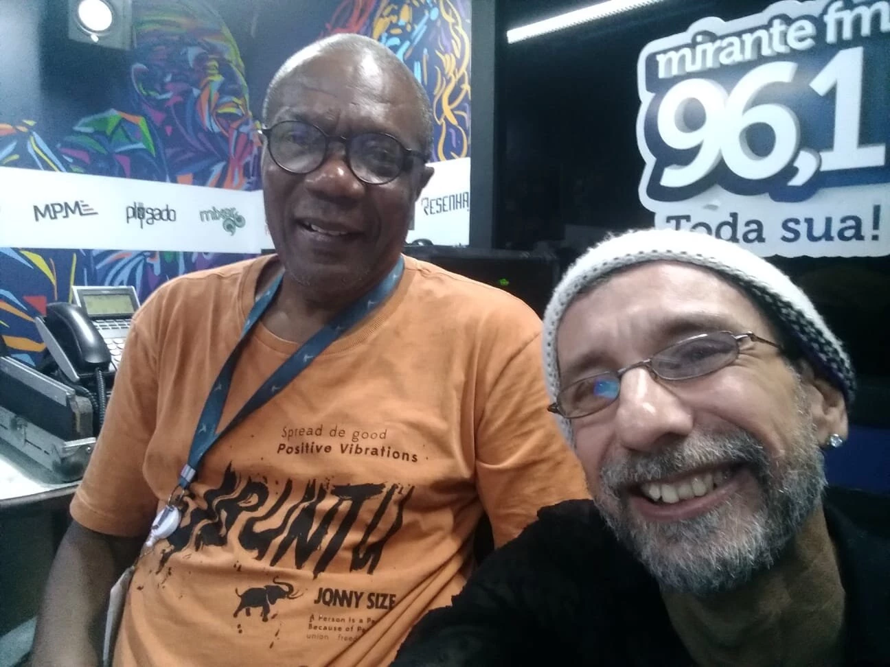Wagner Heineck no Troca de Ideia com o jornalista Pedro Sobrinho. Foto: Divulgação
