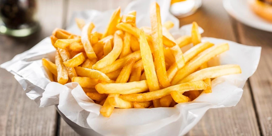 Batata frita sequinha.