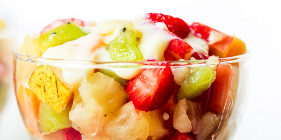 Salada de frutas.
