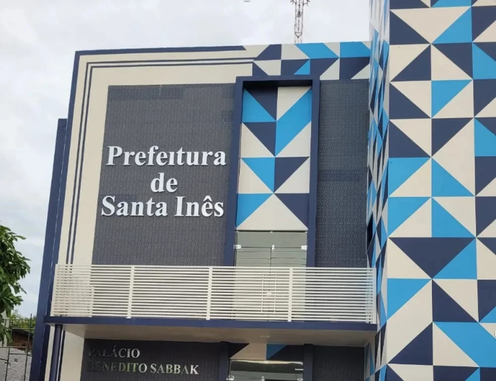 Prefeitura de Santa Inês, no Maranhão. (Foto: Divulgação)