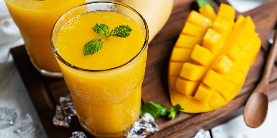 Suco de manga.