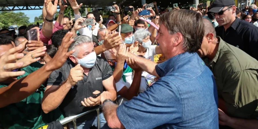 Bolsonaro foi multado por infração sanitária também no Maranhão