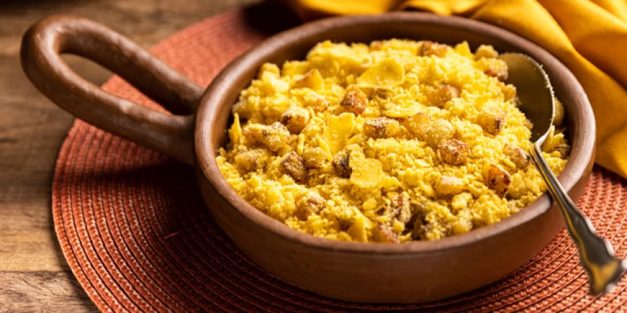 Farofa de banana.