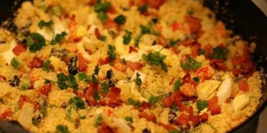 Farofa de tomate.
