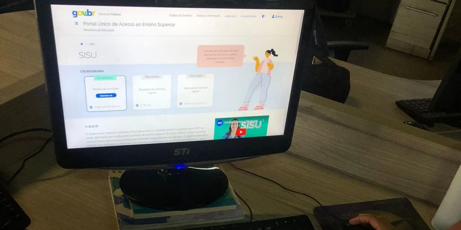 O estudante pode escolher até duas opções de curso em cada processo seletivo do Sisu.