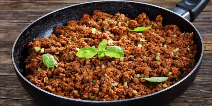 Carne moída.