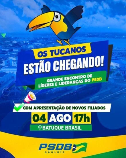 Convite para apresentação de filiados do PSDB