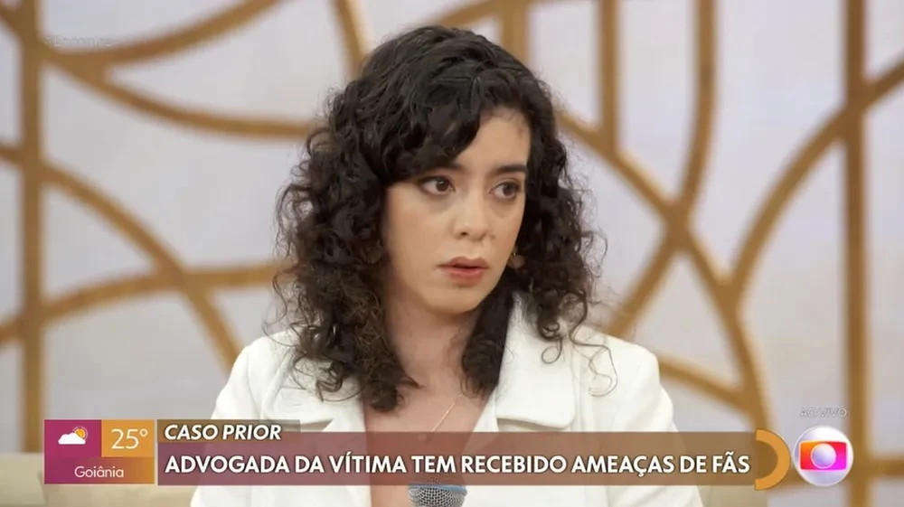 Advogada da vítima de caso Prior fala no Encontro. (Foto: Reprodução / TV Globo)