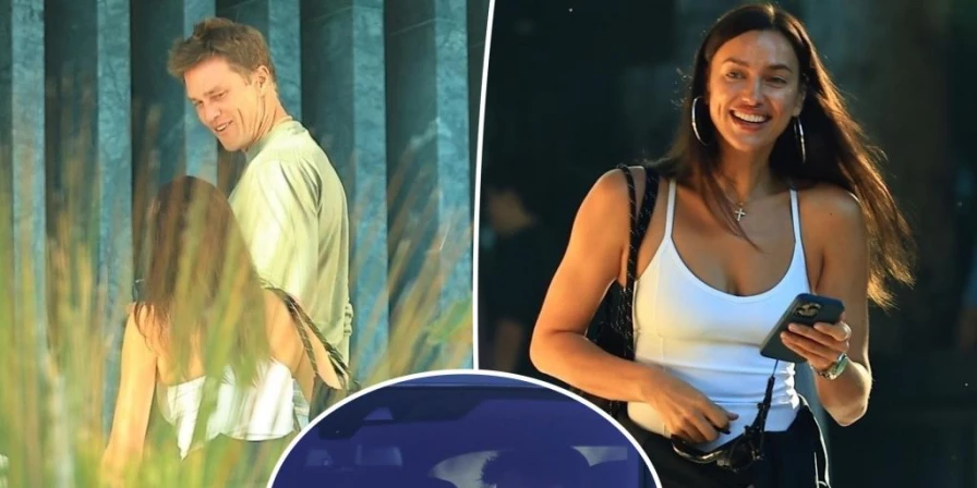 Tom Brady e Irina Shayk foram flagrados juntos nesse fim de semana.