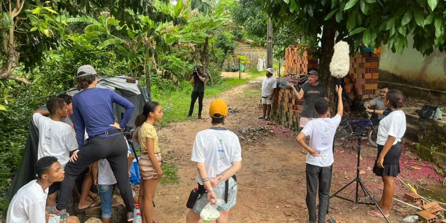 O Cultura na Praça realiza oficinas de cinema gratuitas em municípios dos estados do Maranhão e Pará.