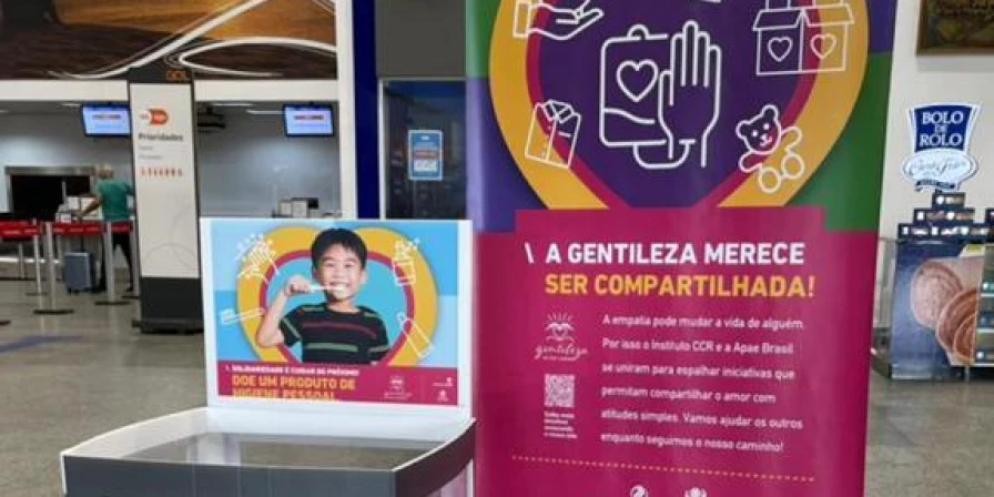 Para esta campanha, os itens arrecadados serão: sabonete, creme dental, escova de dentes, desodorante, shampoo, condicionar, cotonete e fio dental.