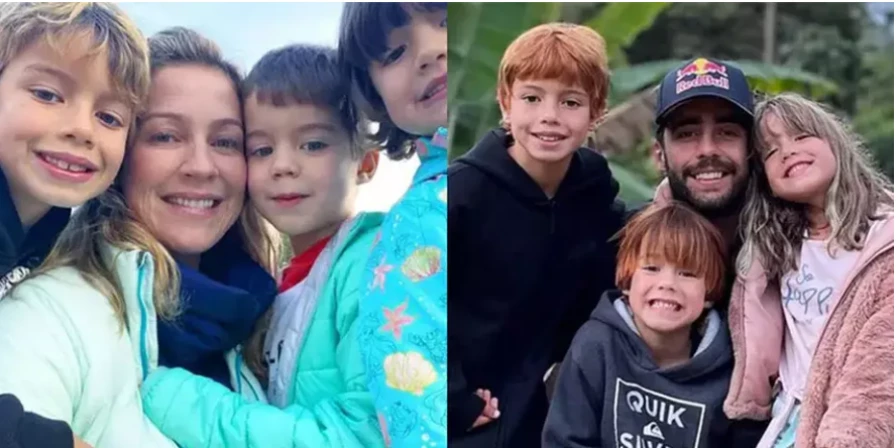 Luana Piovani e Pedro Scooby tiveram três filhos: Dom, Liz e Bem.