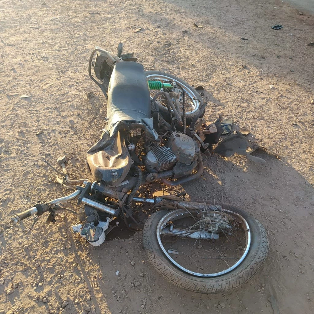 Os dois homens que morreram no acidente seguiam de moto na BR-316. (Foto: Divulgação/PRF-MA)