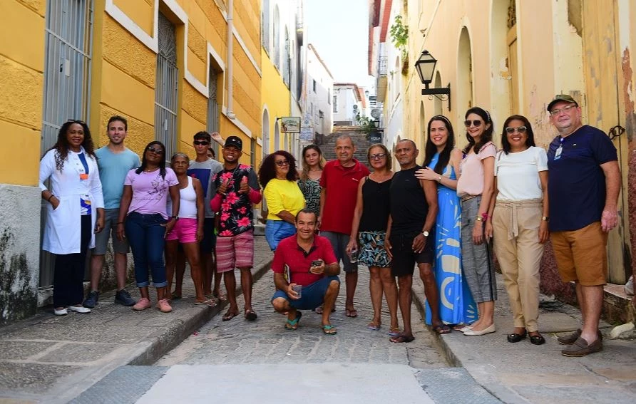 Passeio também ocorre pelas ruas do Centro Histórico de São Luís. (Foto: Divulgação/SES)