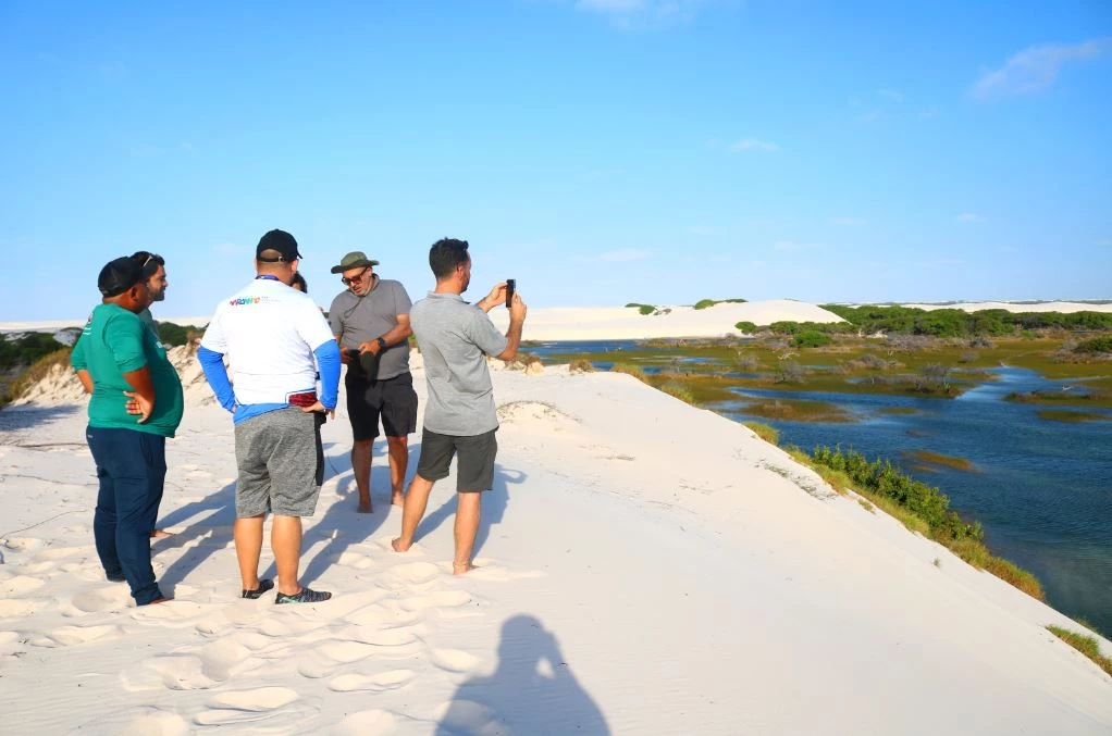 Unesco finaliza visita técnica presencial ao Parque Nacional dos Lençóis Maranhenses. (Foto: Marcos Rocha)