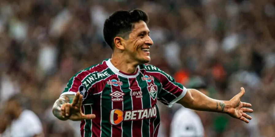 Argentino Cano fez dois gols na vitória do Fluminense