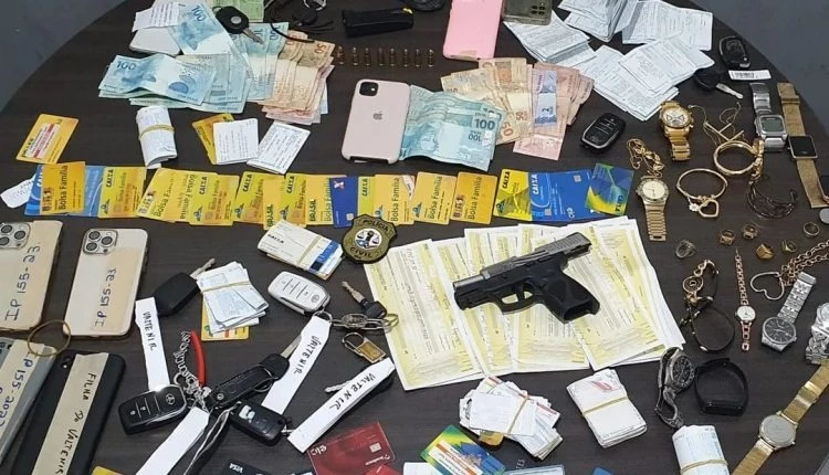 A prisão do grupo criminoso foi efetuada durante uma operação da Polícia Civil do Maranhão, nessa quinta-feira (31). (Foto: divulgação / Polícia Civil)