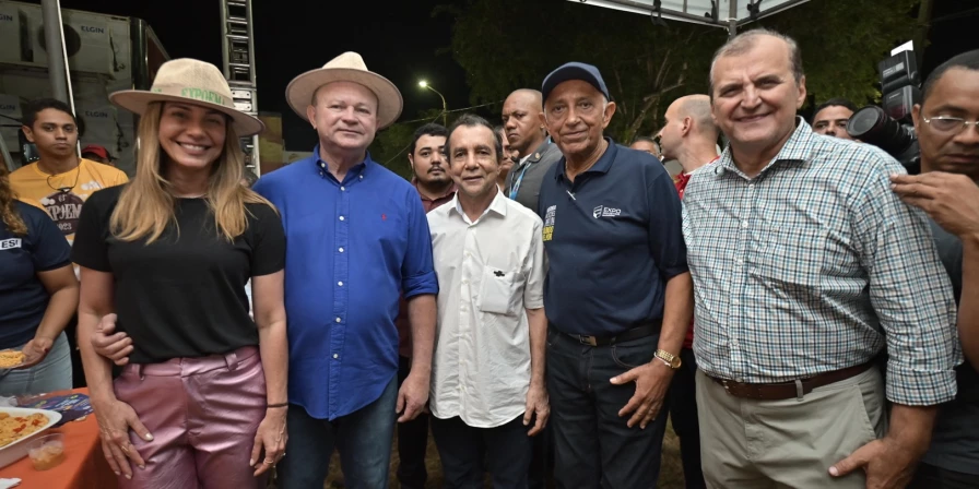 Edilson Baldez participa da abertura da EXPOEMA 2023.
