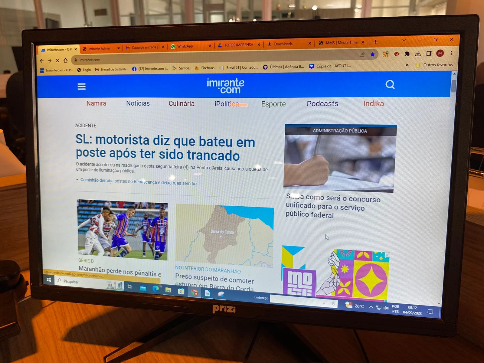 Confira quais são as matérias do imirante.com durante o ano de 2023. (Foto: Imirante.com)