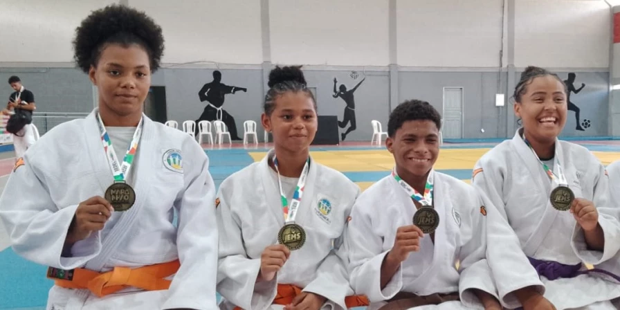 Os judocas Miria, Kewelly, Levi e Jardiene vão para os Jogos da Juventude 2023.