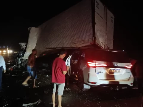 Acidente aconteceu na noite dessa terça-feira (5). Foto: Divulgação