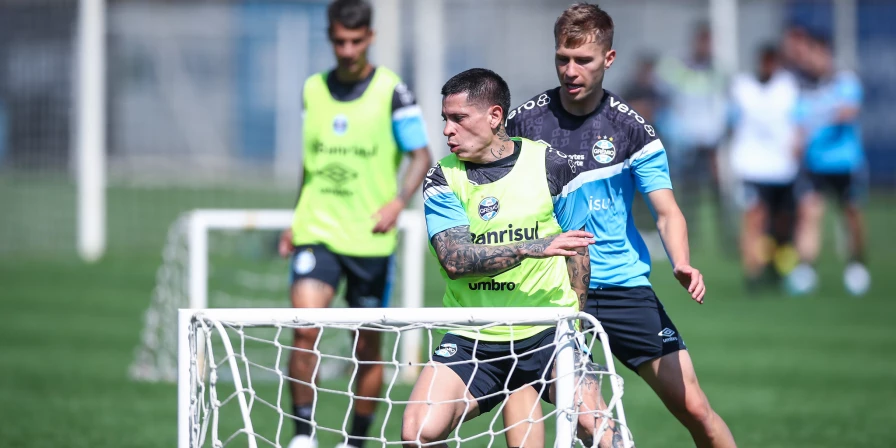 Treino do Grêmio.