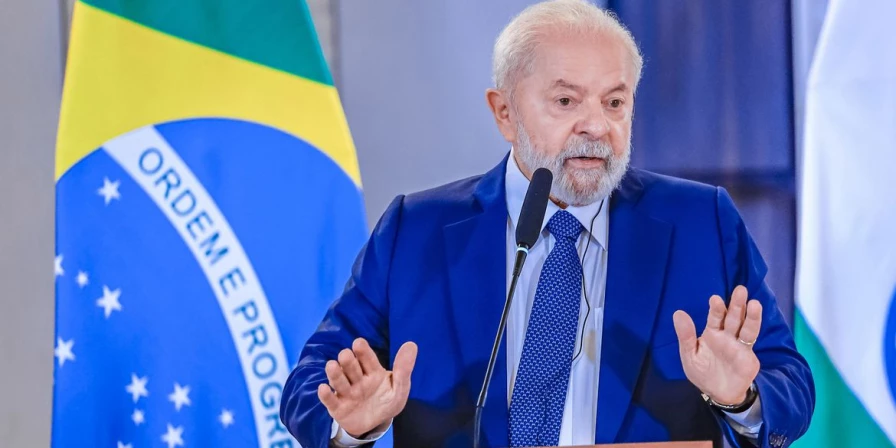 Presidente concedeu entrevista coletiva na manhã de hoje em Nova Deli.