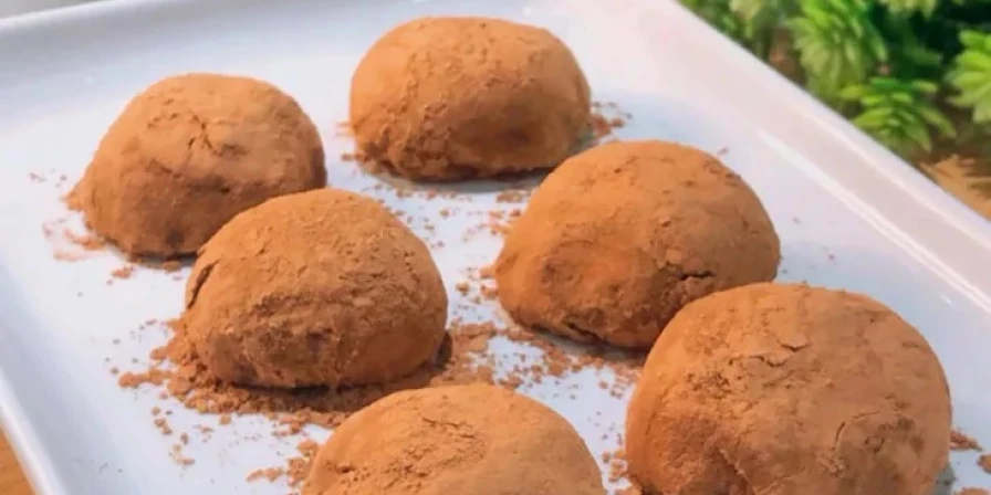 Uma receita saudável para ser servida como sobremesa.