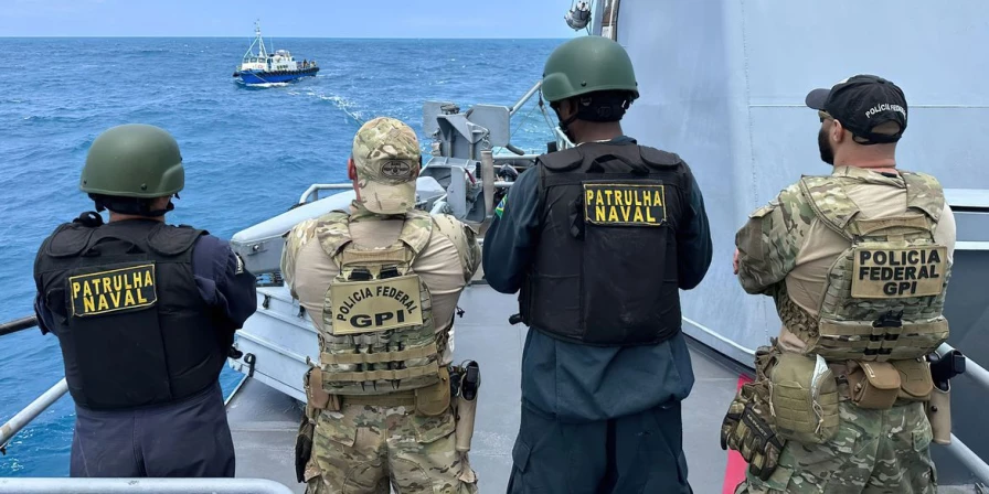 Operação “Ágata Nordeste” contou com a Marinha do Brasil e a Polícia Federal.