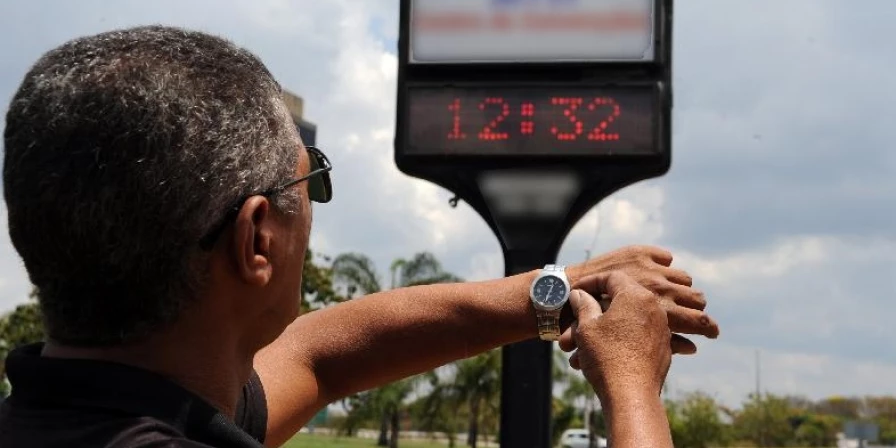 Horário de verão.