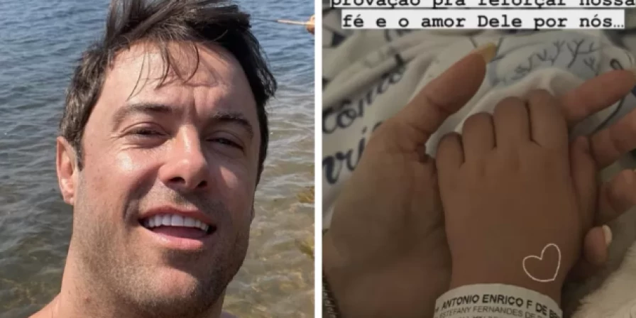Sthefany, irmã de Kayky Brito, contou que o filho está internado desde domingo.