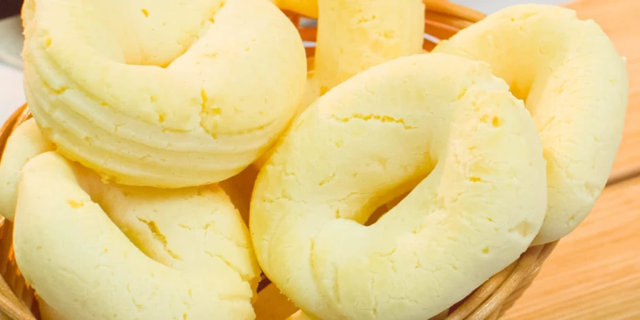Biscoito de queijo.