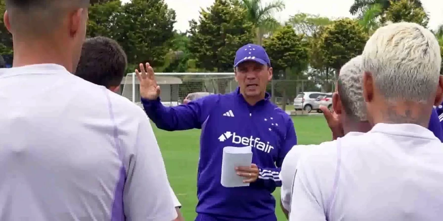 Treino do Cruzeiro.