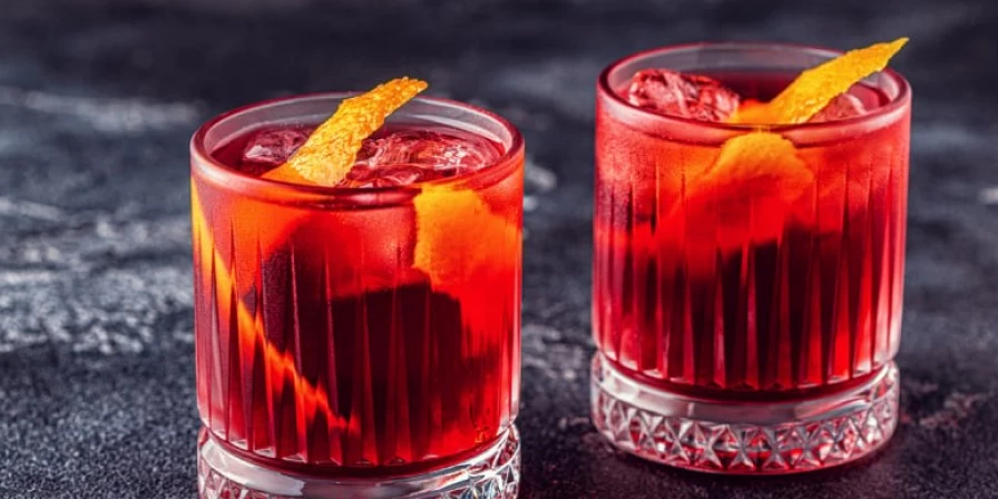Campari tonic de laranja.