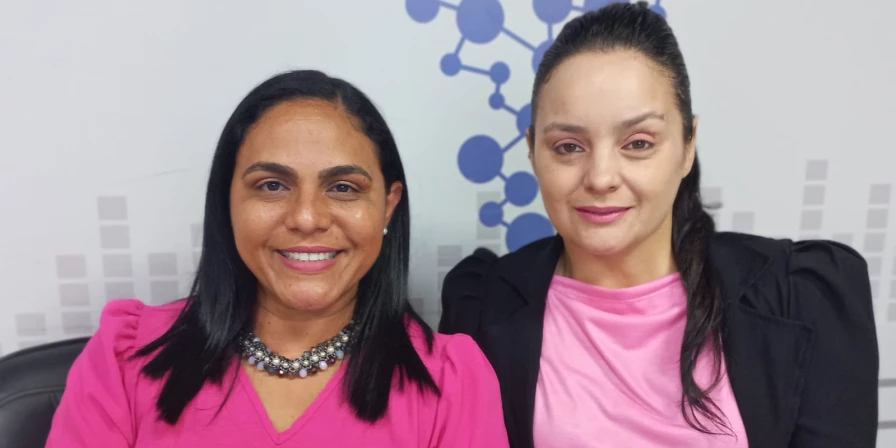 Roberta e Aline em entrevista ao Ponto Final