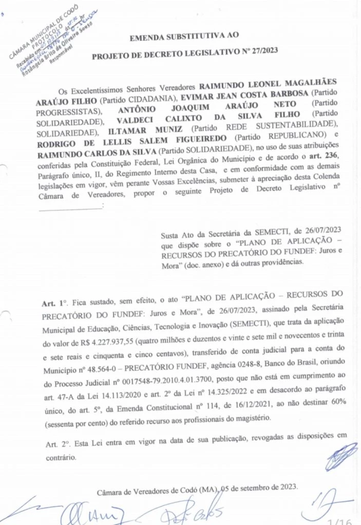 Projeto redefine aplicação do recurso