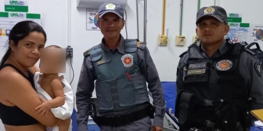 Após os primeiros socorros, o bebê foi encaminhado à UPA do Itaqui-Bacanga.