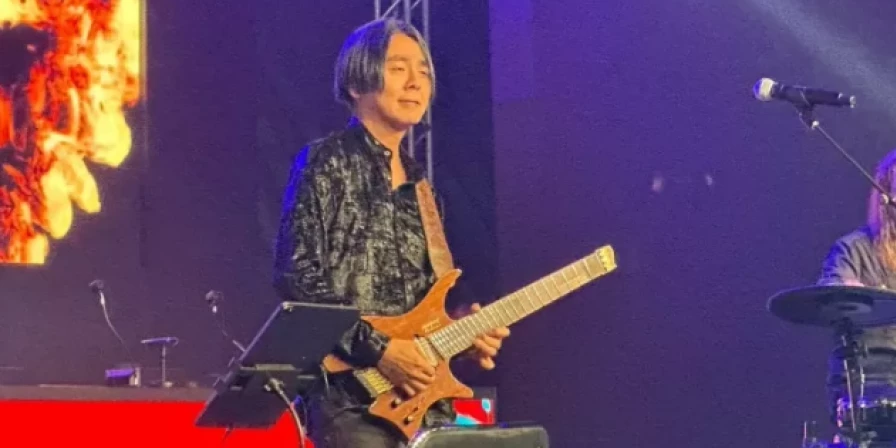 Shota Nakama durante apresentação na Brasil Game Show.