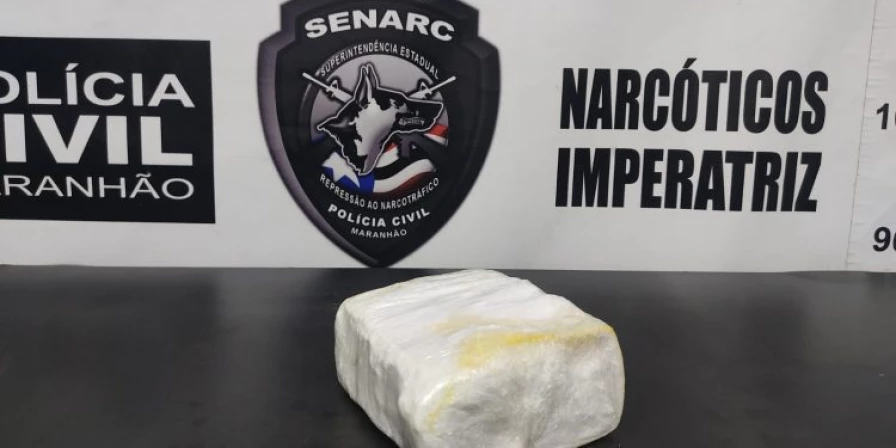 Droga foi apresentada na Denarc de Imperatriz.
