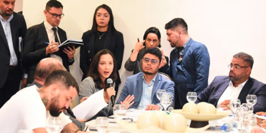 Caroline Marques, da Semed, explicou detalhes do projeto a vereadores