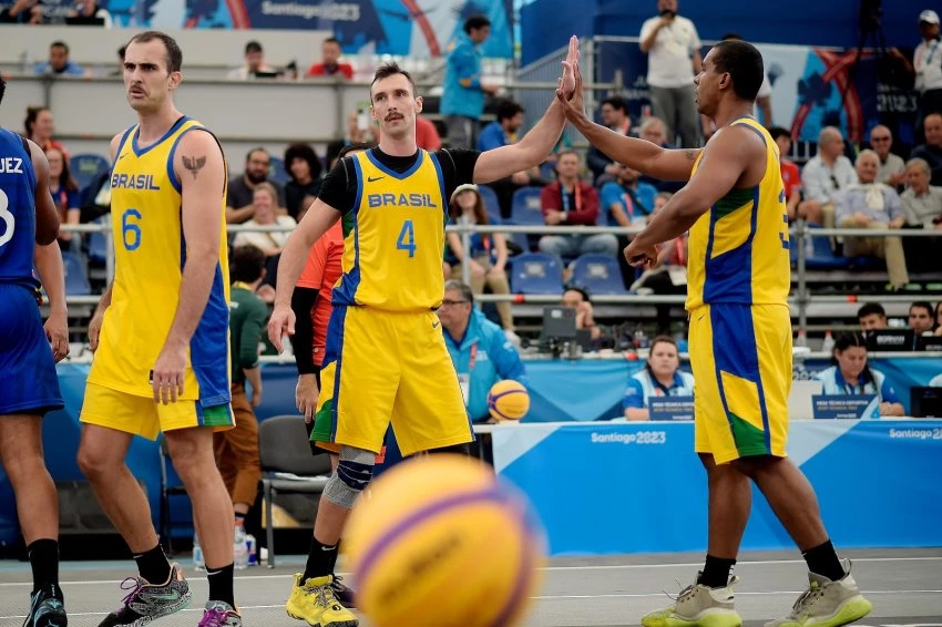 Time masculino do Brasil foi eliminado no Pan ( Foto - Divulgação / CBB)